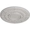 Ekena Millwork Dauphine Ceiling Medallion (Fits Canopies up to 13 1/4"), 33 7/8"OD x 1 3/8"P, Ultra Pure White CM33DAUWF - alternate 3
